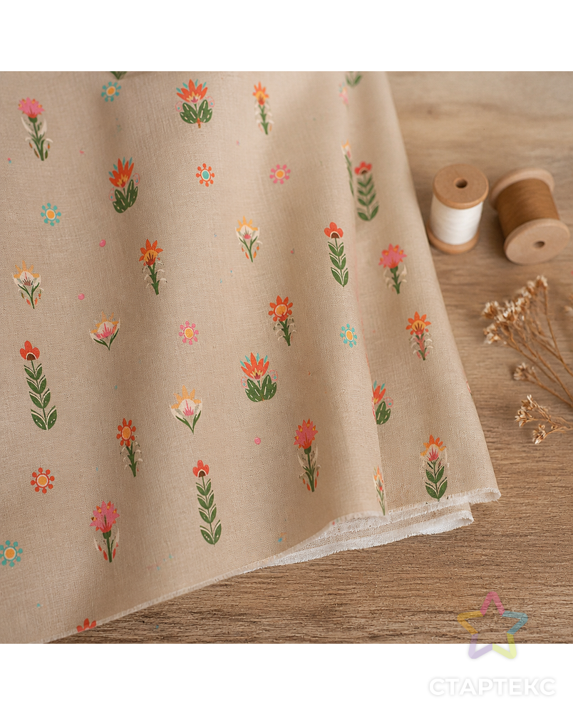 Ткани для пэчворка PEPPY ЛЕСНЫЕ ЖИТЕЛИ ФАСОВКА 50 x 55 см 146±5 г/кв.м 100% хлопок арт. ГММ-11932-5-ГММ0075335 - рис. 1