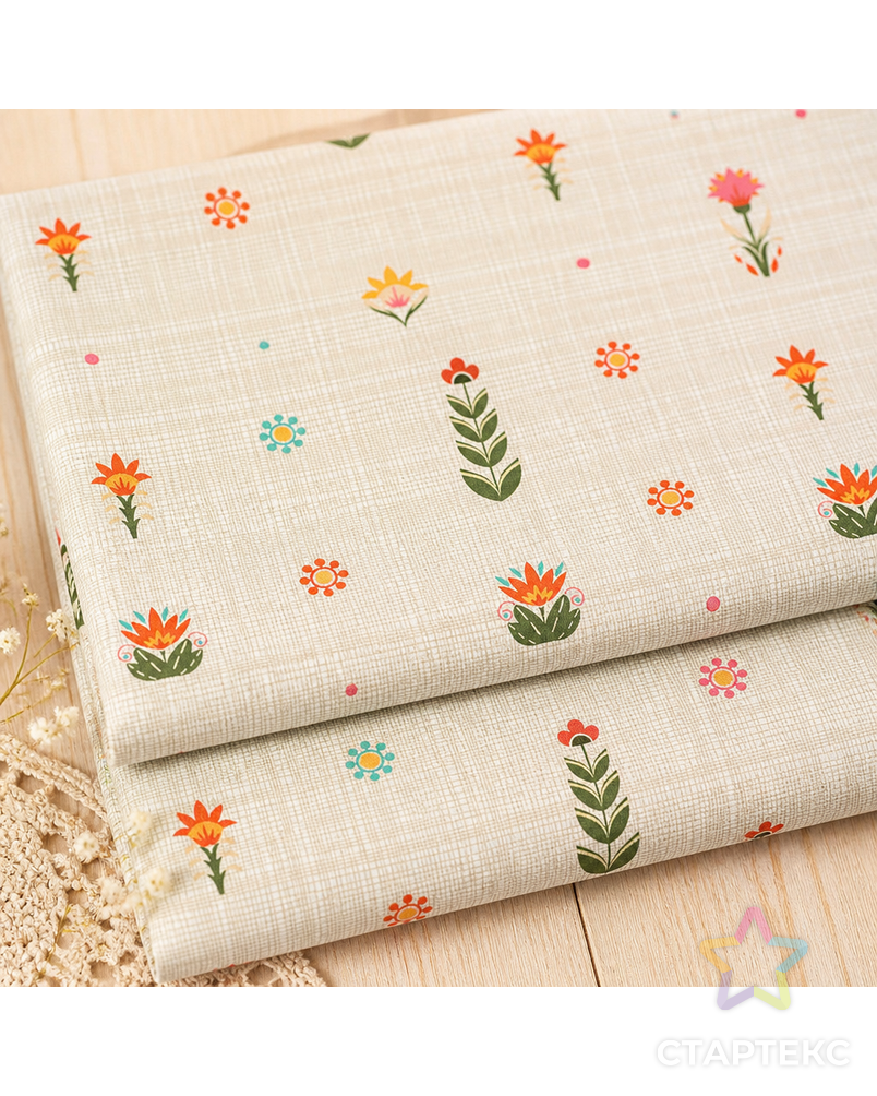 Ткани для пэчворка PEPPY ЛЕСНЫЕ ЖИТЕЛИ ФАСОВКА 50 x 55 см 146±5 г/кв.м 100% хлопок арт. ГММ-11932-6-ГММ0032267 - рис. 2