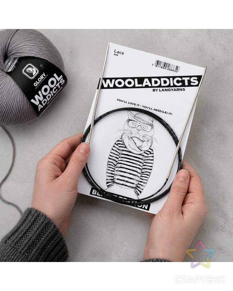 Спицы круговые супергладкие WOOLADDICTS Lace №3, 40 см арт. ГЕЛ-48-1-ГЕЛ0168082 - рис. 3