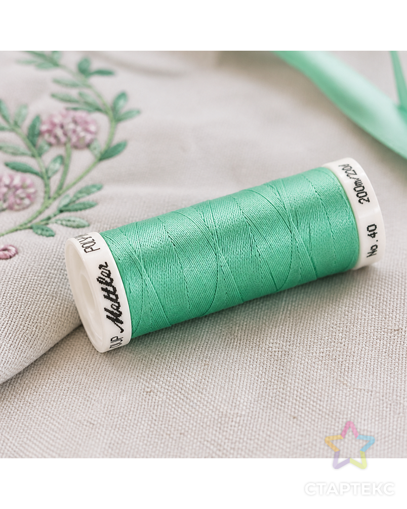Нить вышивальная POLY SHEEN, 200 м арт. ГЕЛ-909-1-ГЕЛ0023181 - рис. 1