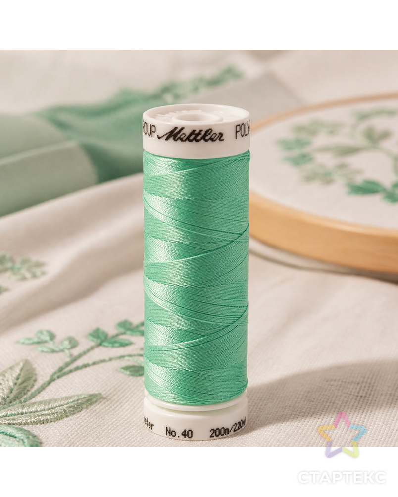 Нить вышивальная POLY SHEEN, 200 м арт. ГЕЛ-909-1-ГЕЛ0023181 - рис. 2