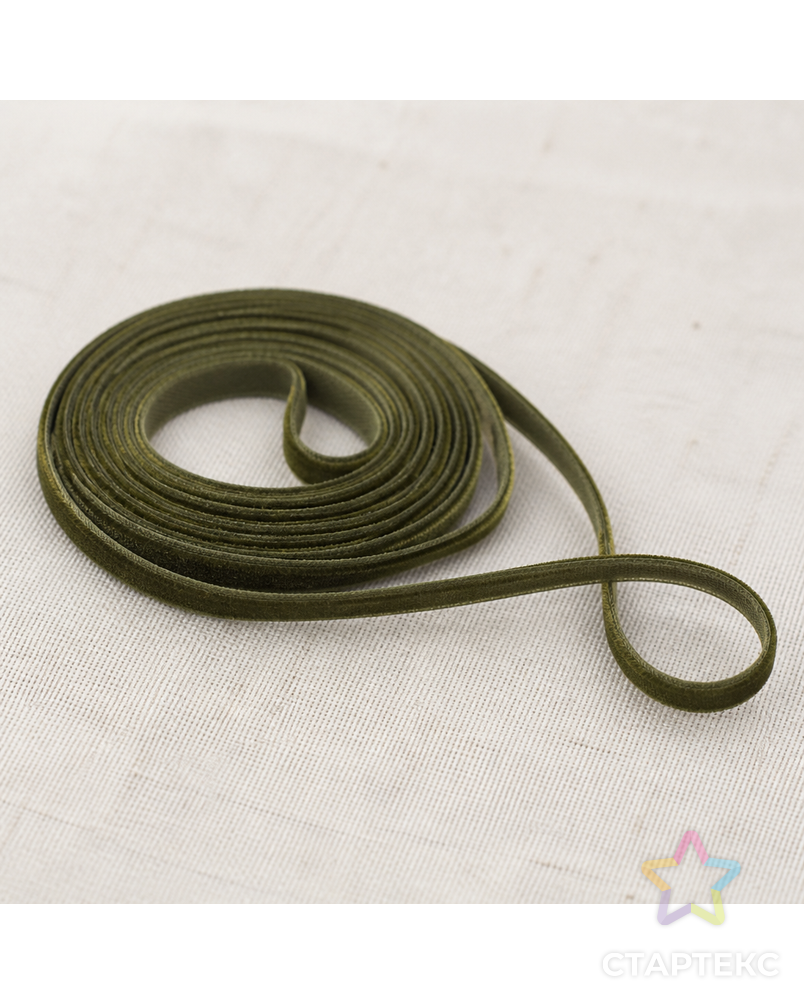 Лента для вышивания SAFISA на блистере, 4 мм, 5 м, цвет 89, зеленый арт. ГЕЛ-1681-1-ГЕЛ0032235 - рис. 1