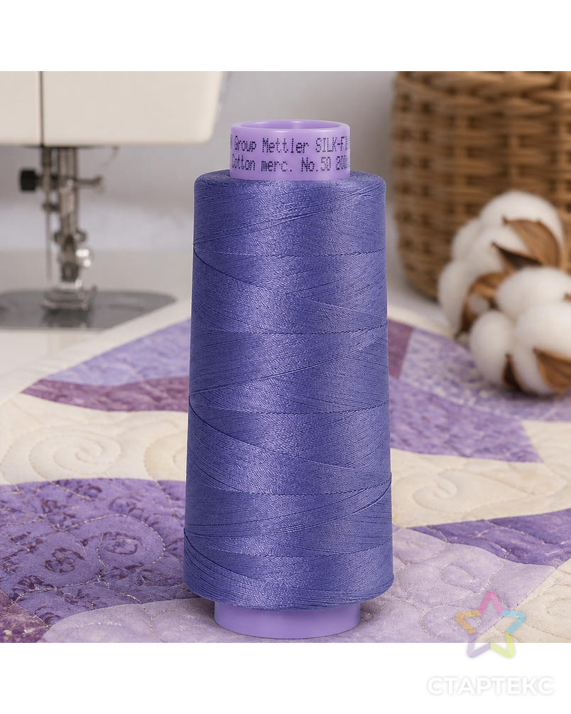 Нить для машинного квилтинга SILK-FINISH COTTON 50, 1829 м арт. ГЕЛ-4065-1-ГЕЛ0101222 - рис. 1