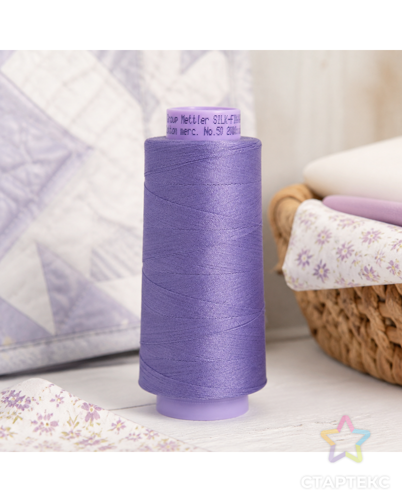 Нить для машинного квилтинга SILK-FINISH COTTON 50, 1829 м арт. ГЕЛ-4065-1-ГЕЛ0101222 - рис. 3