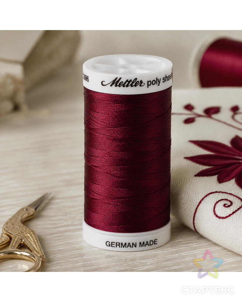 Нить вышивальная POLY SHEEN, 800 м арт. ГЕЛ-5993-1-ГЕЛ0022780 - рис. 2