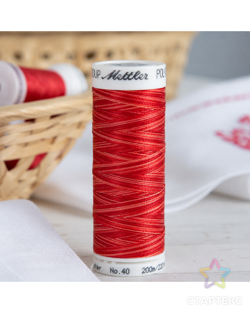 Нить вышивальная мультиколор POLY SHEEN MULTI, 200 м арт. ГЕЛ-6402-1-ГЕЛ0022814 - рис. 1
