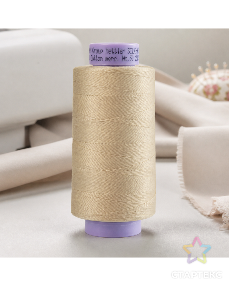Нить для машинного квилтинга SILK-FINISH COTTON 50, 1829 м арт. ГЕЛ-6447-1-ГЕЛ0101244 - рис. 2