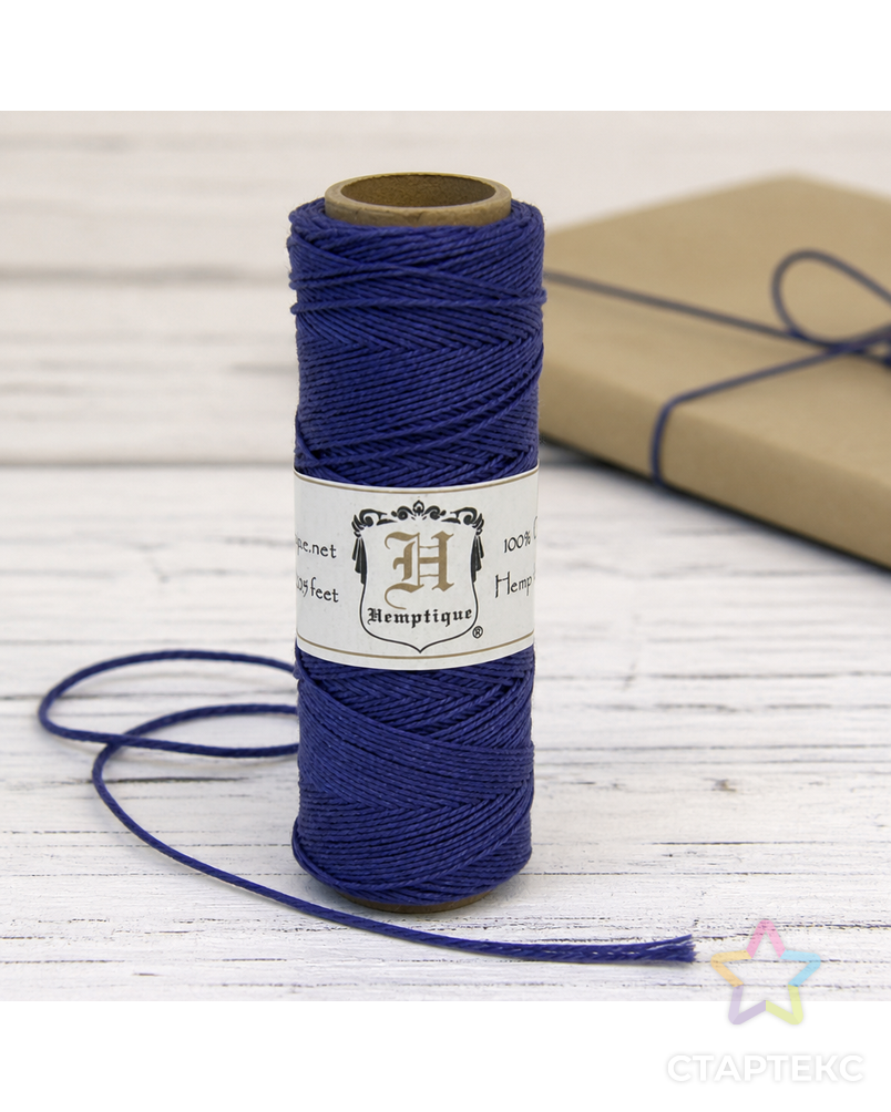 Шнур из пеньки HEMPTIQUE на катушках #10 - 0,5 мм, 62,5 м, 25 г арт. ГЕЛ-6524-1-ГЕЛ0062064 - рис. 2
