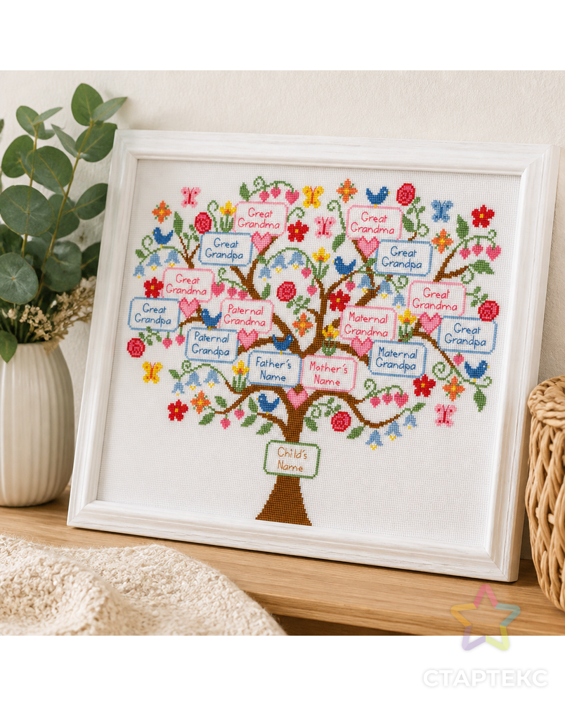 Набор для вышивания "My Family Tree" (Семейное дерево) арт. ГЕЛ-6732-1-ГЕЛ0115128 - рис. 1