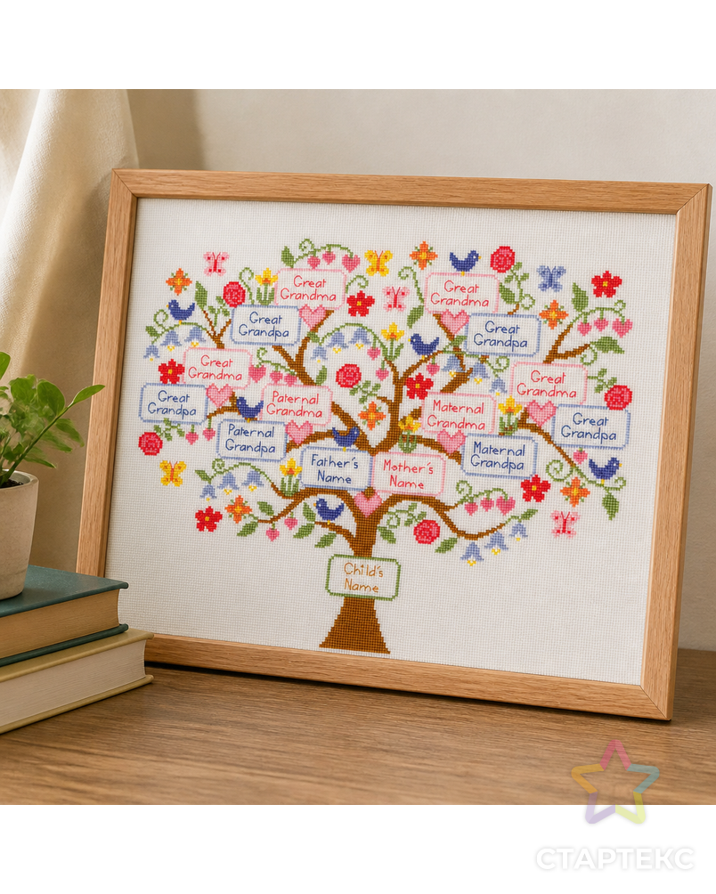 Набор для вышивания "My Family Tree" (Семейное дерево) арт. ГЕЛ-6732-1-ГЕЛ0115128 - рис. 3