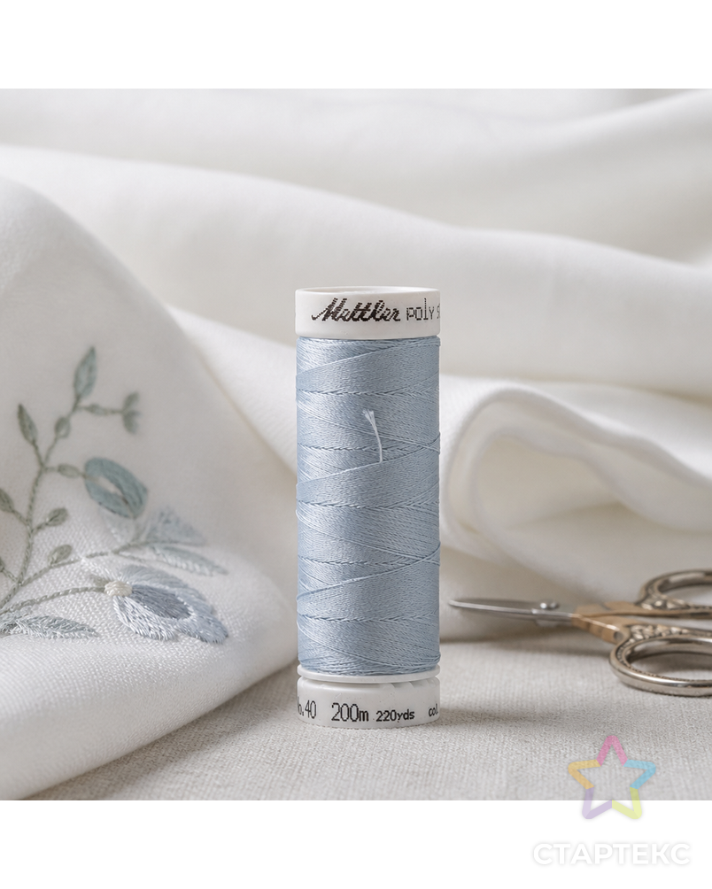 Нить вышивальная POLY SHEEN, 200 м арт. ГЕЛ-7053-1-ГЕЛ0023114 - рис. 1