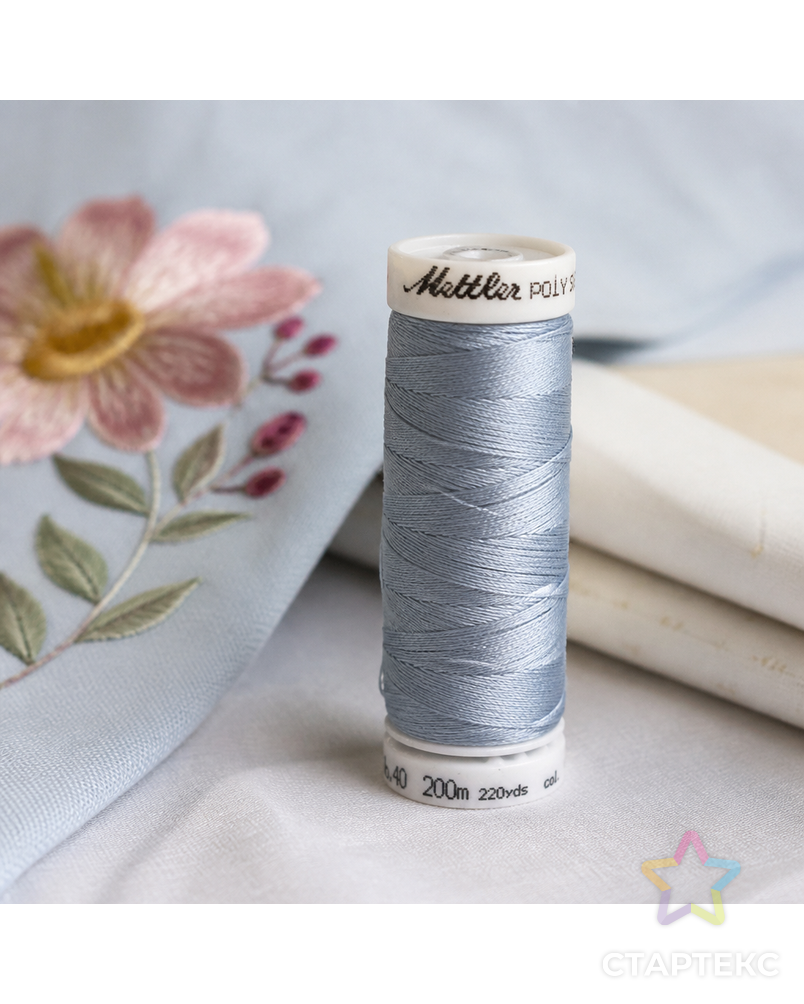 Нить вышивальная POLY SHEEN, 200 м арт. ГЕЛ-7053-1-ГЕЛ0023114 - рис. 2