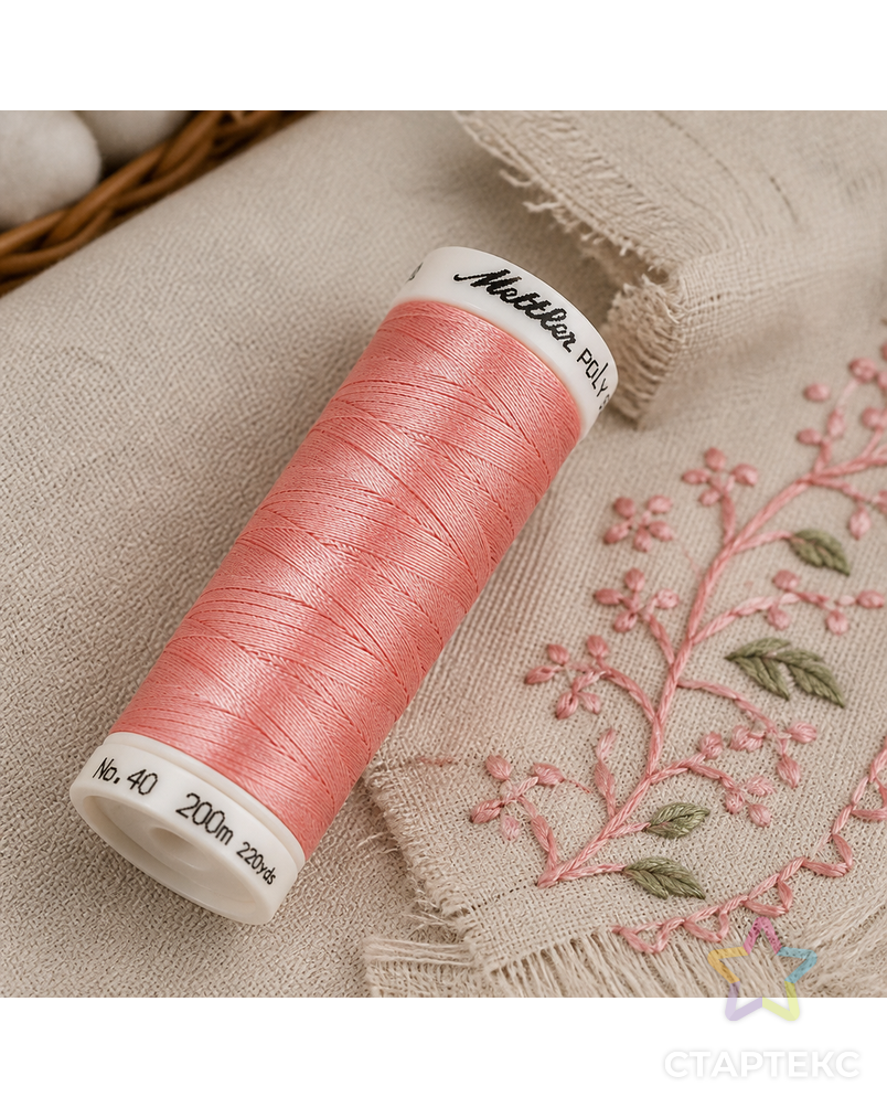 Нить вышивальная POLY SHEEN, 200 м арт. ГЕЛ-7218-1-ГЕЛ0023008 - рис. 3