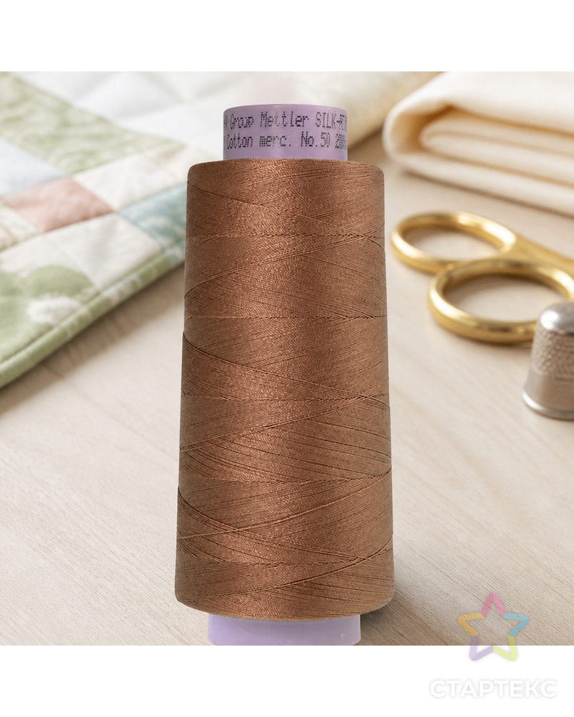 Нить для машинного квилтинга SILK-FINISH COTTON 50, 1829 м арт. ГЕЛ-7509-1-ГЕЛ0101191 - рис. 2