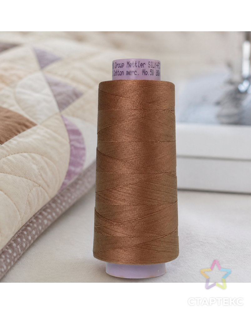Нить для машинного квилтинга SILK-FINISH COTTON 50, 1829 м арт. ГЕЛ-7509-1-ГЕЛ0101191 - рис. 3