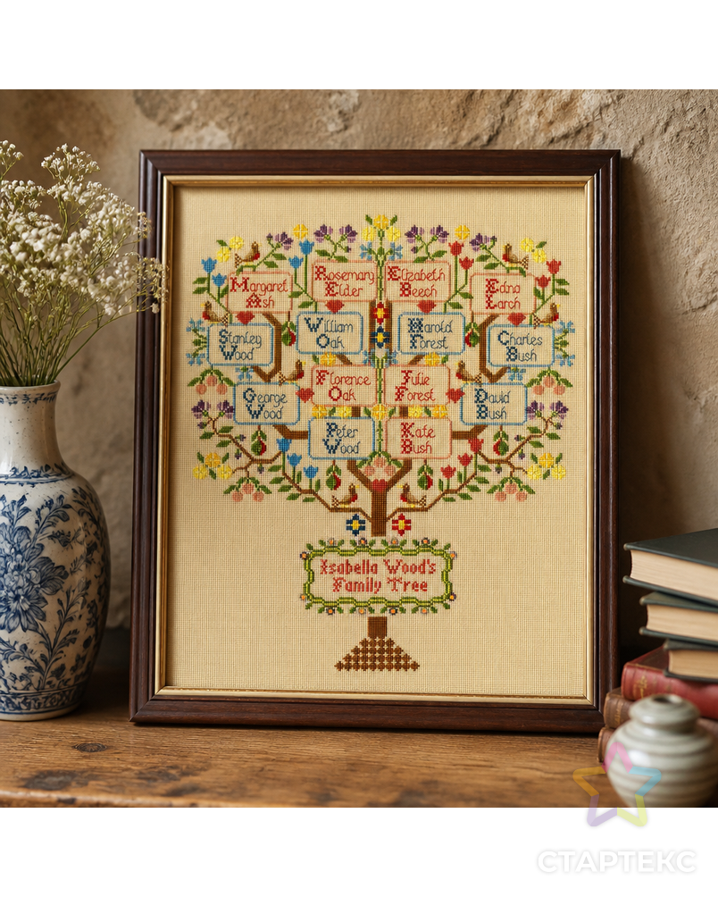 Набор для вышивания "Traditional Family Tree" (Традиционное семейное дерево) арт. ГЕЛ-7628-1-ГЕЛ0115129 - рис. 1