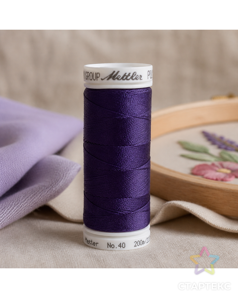 Нить вышивальная POLY SHEEN, 200 м арт. ГЕЛ-9763-1-ГЕЛ0023102 - рис. 1