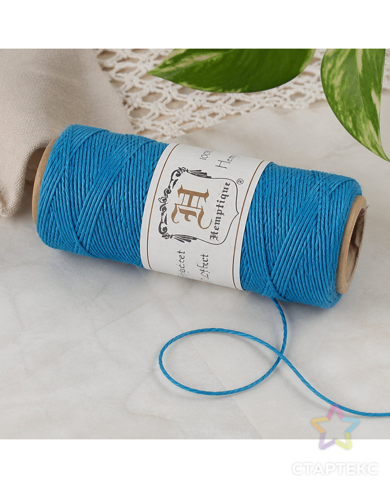 Шнур из пеньки HEMPTIQUE на катушках #10 - 0,5 мм, 62,5 м, 25 г арт. ГЕЛ-9836-1-ГЕЛ0062057 - рис. 2