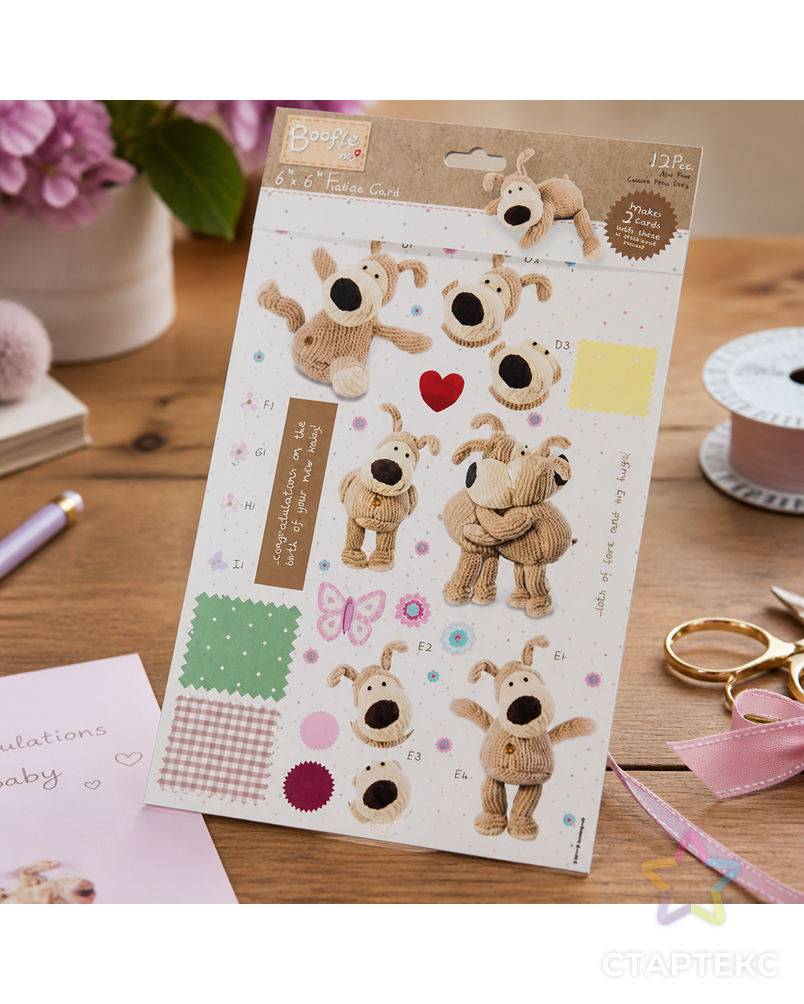 Набор для создания открытки Boofle арт. ГЕЛ-17663-1-ГЕЛ0069056 - рис. 3