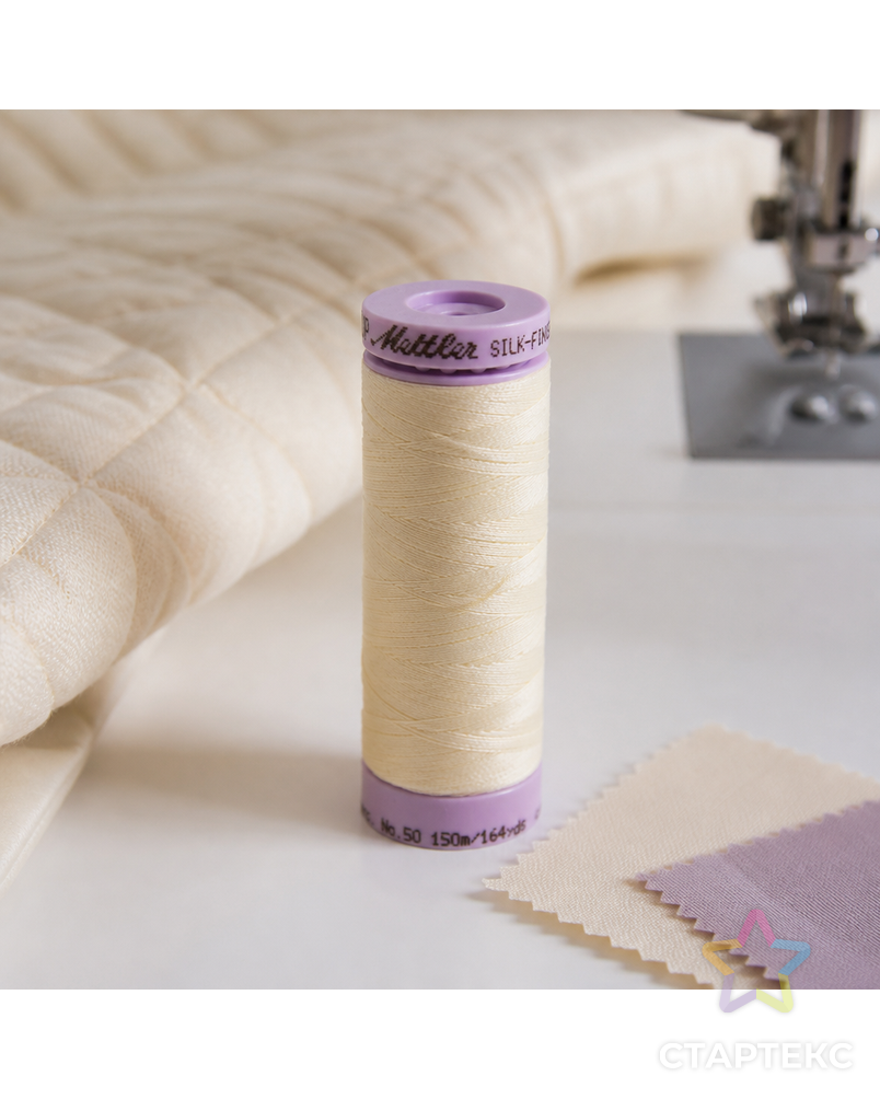 Нить для машинного квилтинга SILK-FINISH COTTON 50, 150 м арт. ГЕЛ-25783-1-ГЕЛ0166797 - рис. 2