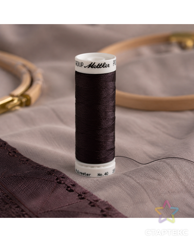 Нить вышивальная POLY SHEEN, 200 м арт. ГЕЛ-25787-1-ГЕЛ0167686 - рис. 1