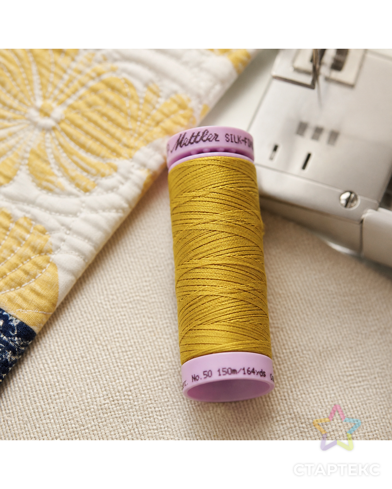Нить для машинного квилтинга SILK-FINISH COTTON 50, 150 м арт. ГЕЛ-25818-1-ГЕЛ0166803 - рис. 2