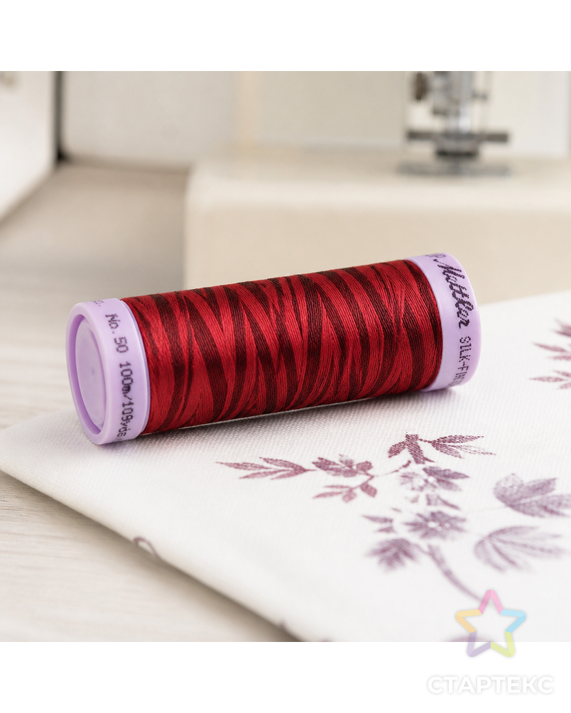 Нить для машинного квилтинга SILK-FINISH MULTI COTTON 50, 100 м арт. ГЕЛ-25819-1-ГЕЛ0167443 - рис. 2