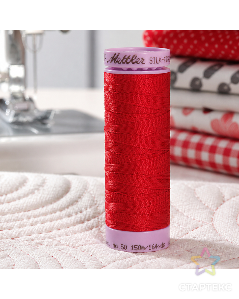 Нить для машинного квилтинга SILK-FINISH COTTON 50, 150 м арт. ГЕЛ-25831-1-ГЕЛ0091458 - рис. 2