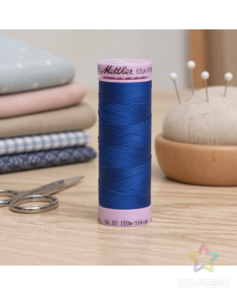 Нить для машинного квилтинга SILK-FINISH COTTON 50, 150 м арт. ГЕЛ-25836-1-ГЕЛ0166882 - рис. 3