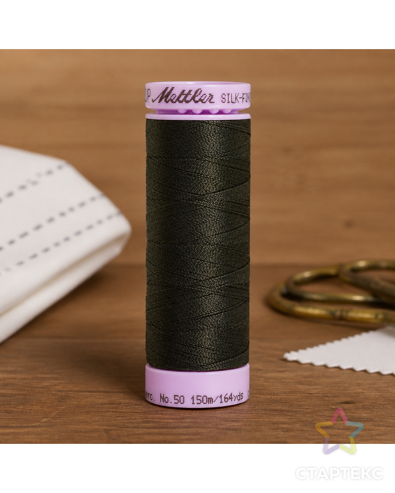 Нить для машинного квилтинга SILK-FINISH COTTON 50, 150 м арт. ГЕЛ-25855-1-ГЕЛ0166979 - рис. 3