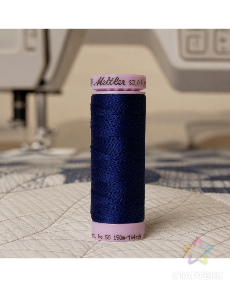 Нить для машинного квилтинга SILK-FINISH COTTON 50, 150 м арт. ГЕЛ-25857-1-ГЕЛ0166875 - рис. 2