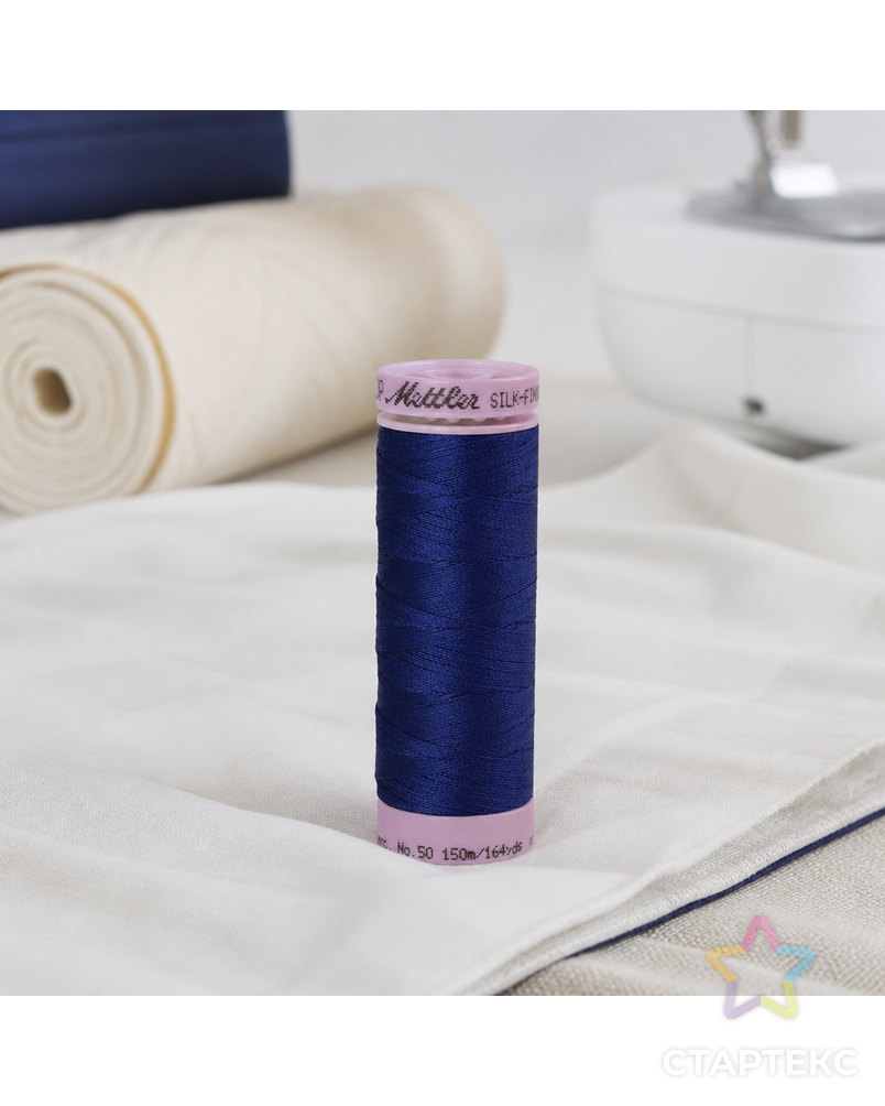 Нить для машинного квилтинга SILK-FINISH COTTON 50, 150 м арт. ГЕЛ-25857-1-ГЕЛ0166875 - рис. 3