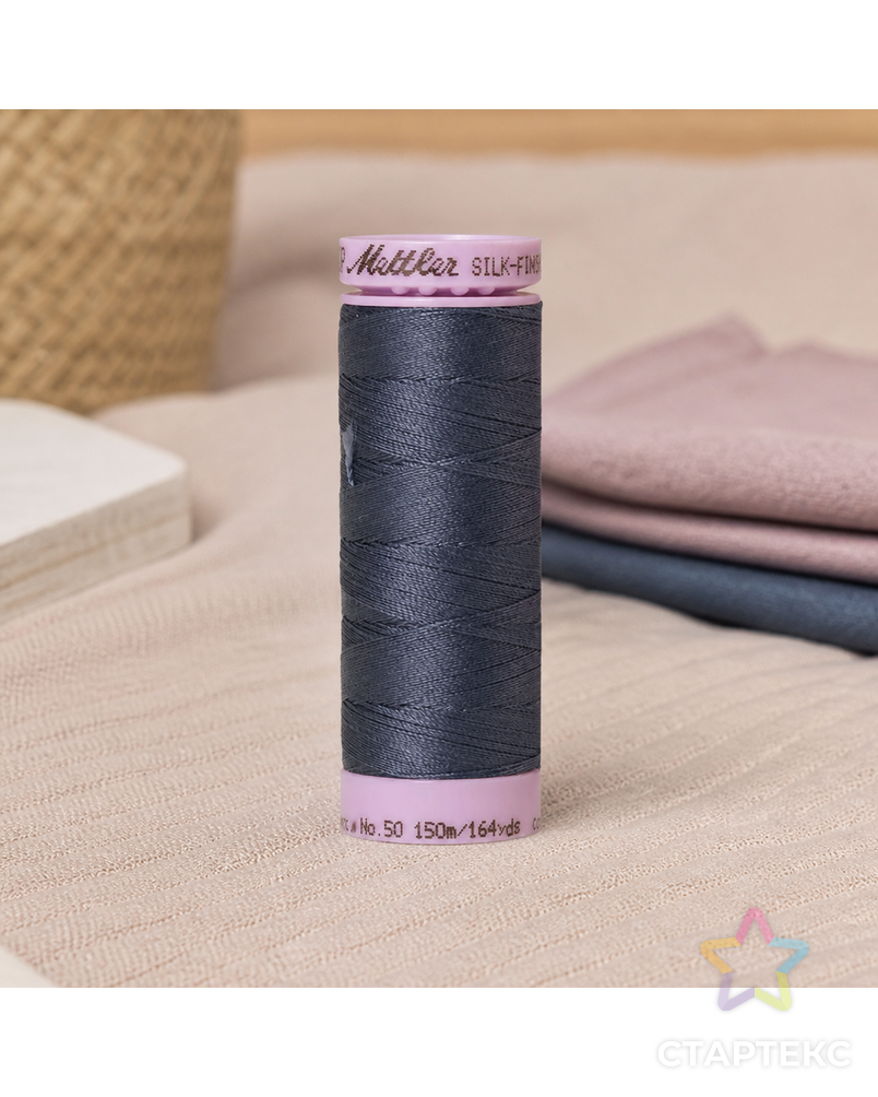 Нить для машинного квилтинга SILK-FINISH COTTON 50, 150 м арт. ГЕЛ-25867-1-ГЕЛ0166893 - рис. 1