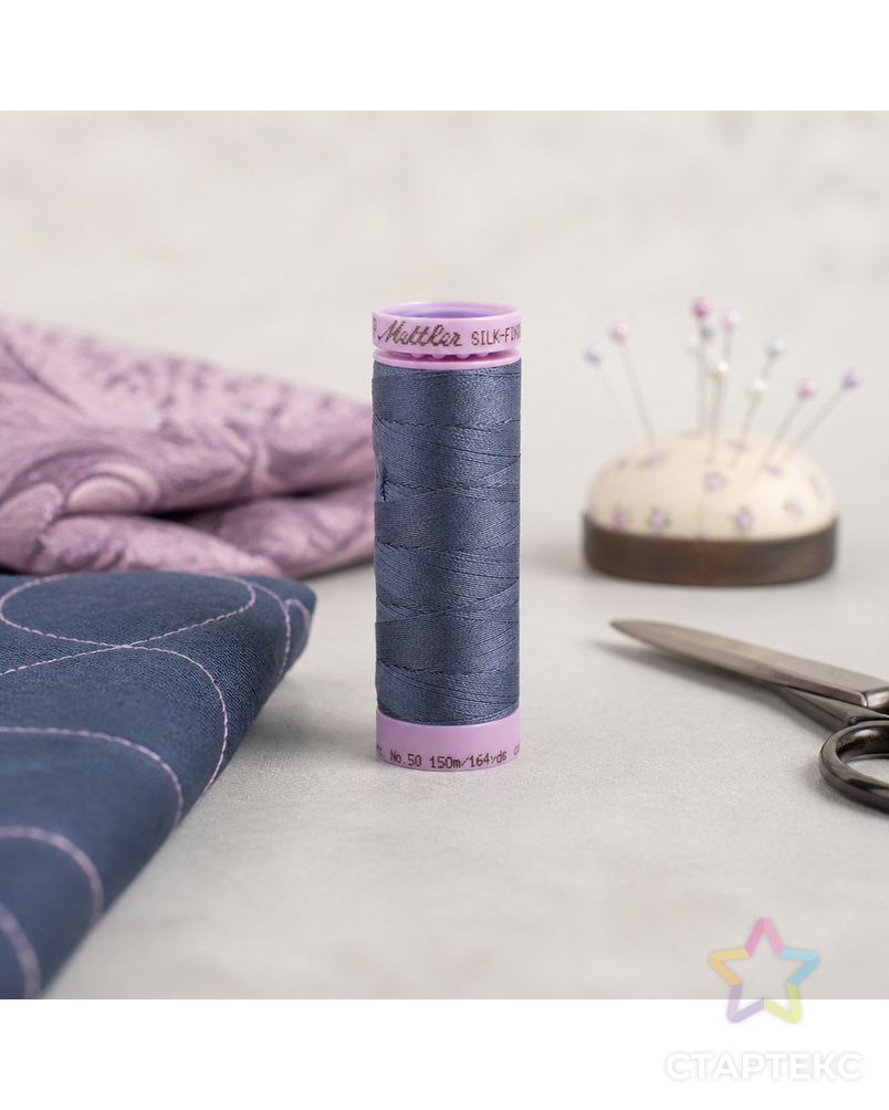 Нить для машинного квилтинга SILK-FINISH COTTON 50, 150 м арт. ГЕЛ-25867-1-ГЕЛ0166893 - рис. 3