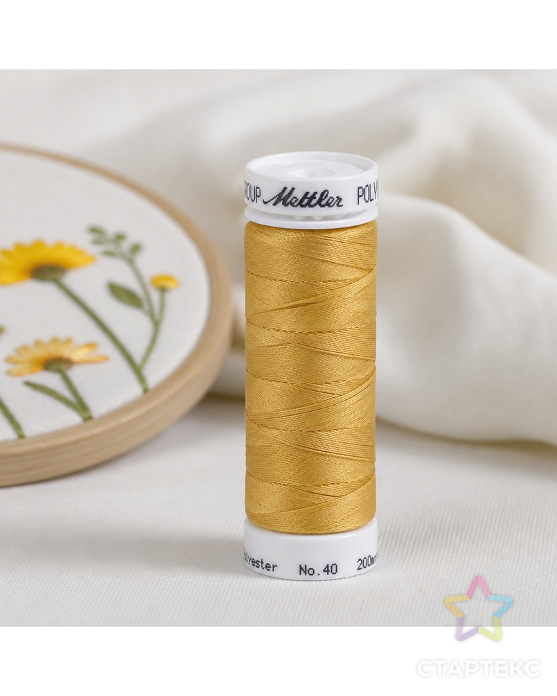Нить вышивальная POLY SHEEN, 200 м арт. ГЕЛ-25873-1-ГЕЛ0167742 - рис. 2