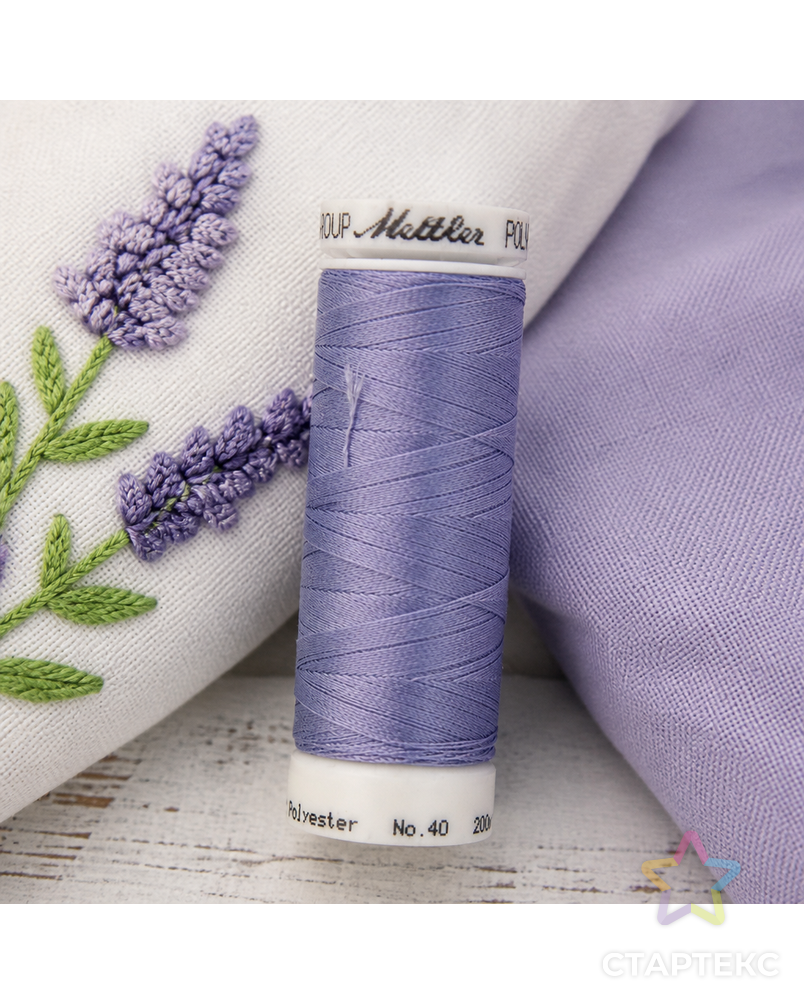 Нить вышивальная POLY SHEEN, 200 м арт. ГЕЛ-25876-1-ГЕЛ0167701 - рис. 1