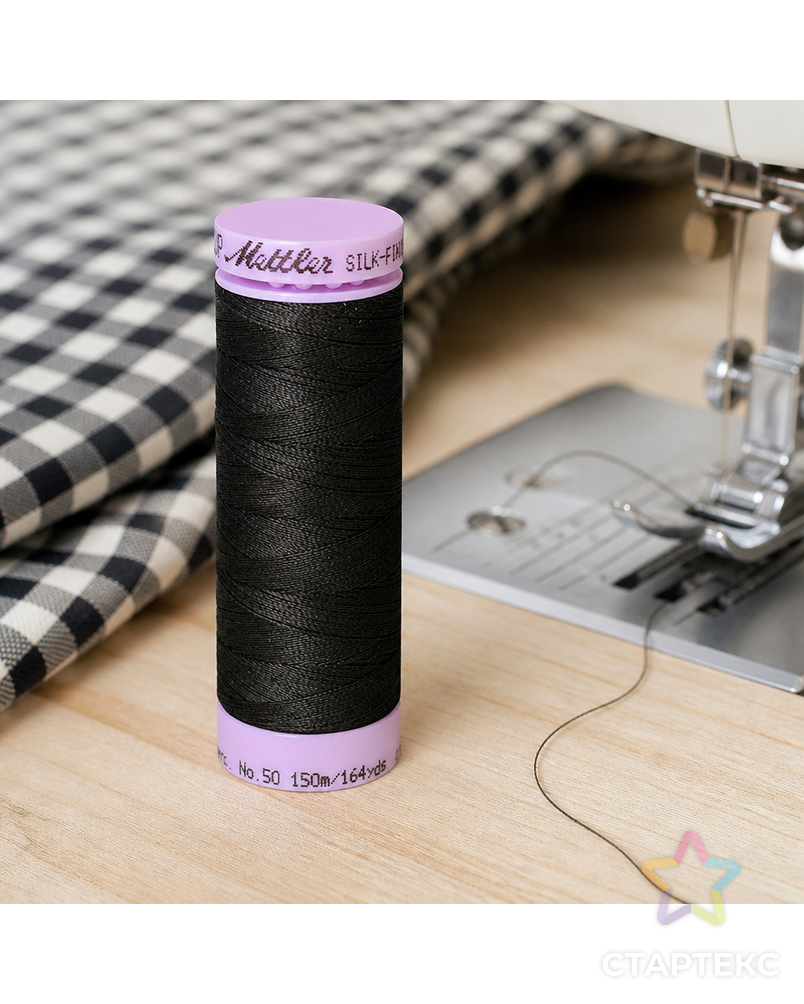 Нить для машинного квилтинга SILK-FINISH COTTON 50, 150 м арт. ГЕЛ-25878-1-ГЕЛ0167044 - рис. 1