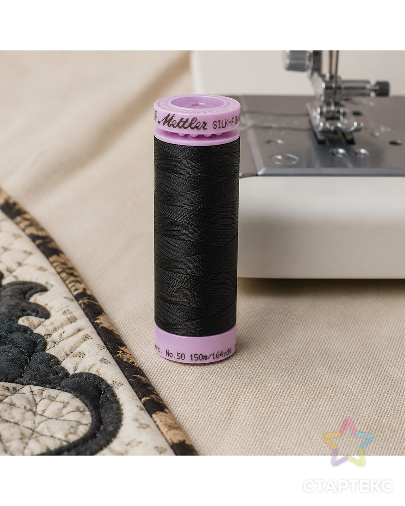 Нить для машинного квилтинга SILK-FINISH COTTON 50, 150 м арт. ГЕЛ-25878-1-ГЕЛ0167044 - рис. 2