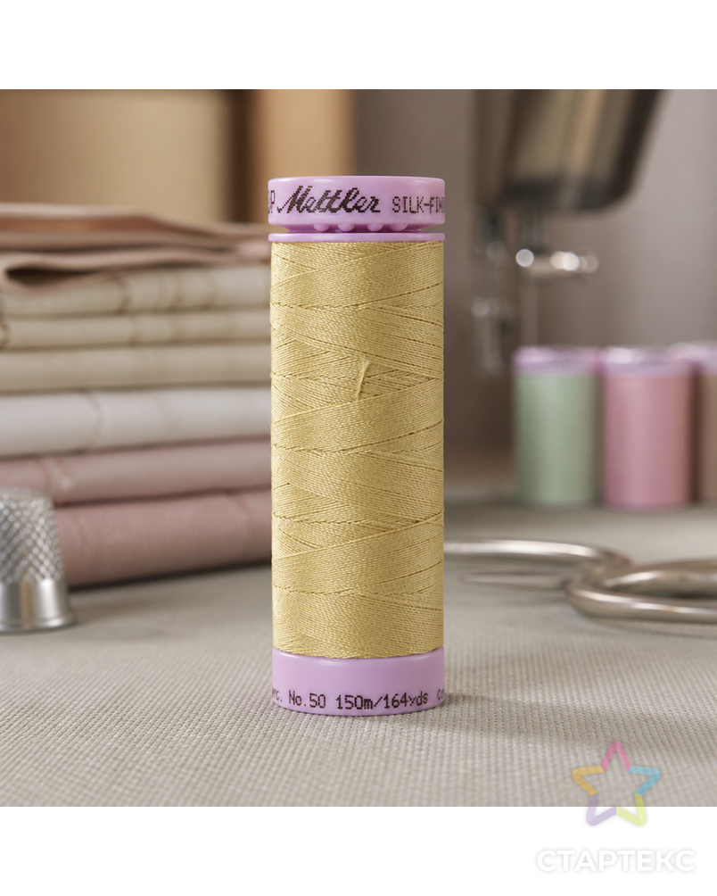 Нить для машинного квилтинга SILK-FINISH COTTON 50, 150 м арт. ГЕЛ-25880-1-ГЕЛ0166991 - рис. 2
