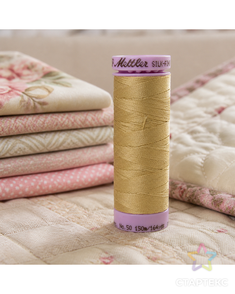 Нить для машинного квилтинга SILK-FINISH COTTON 50, 150 м арт. ГЕЛ-25880-1-ГЕЛ0166991 - рис. 3