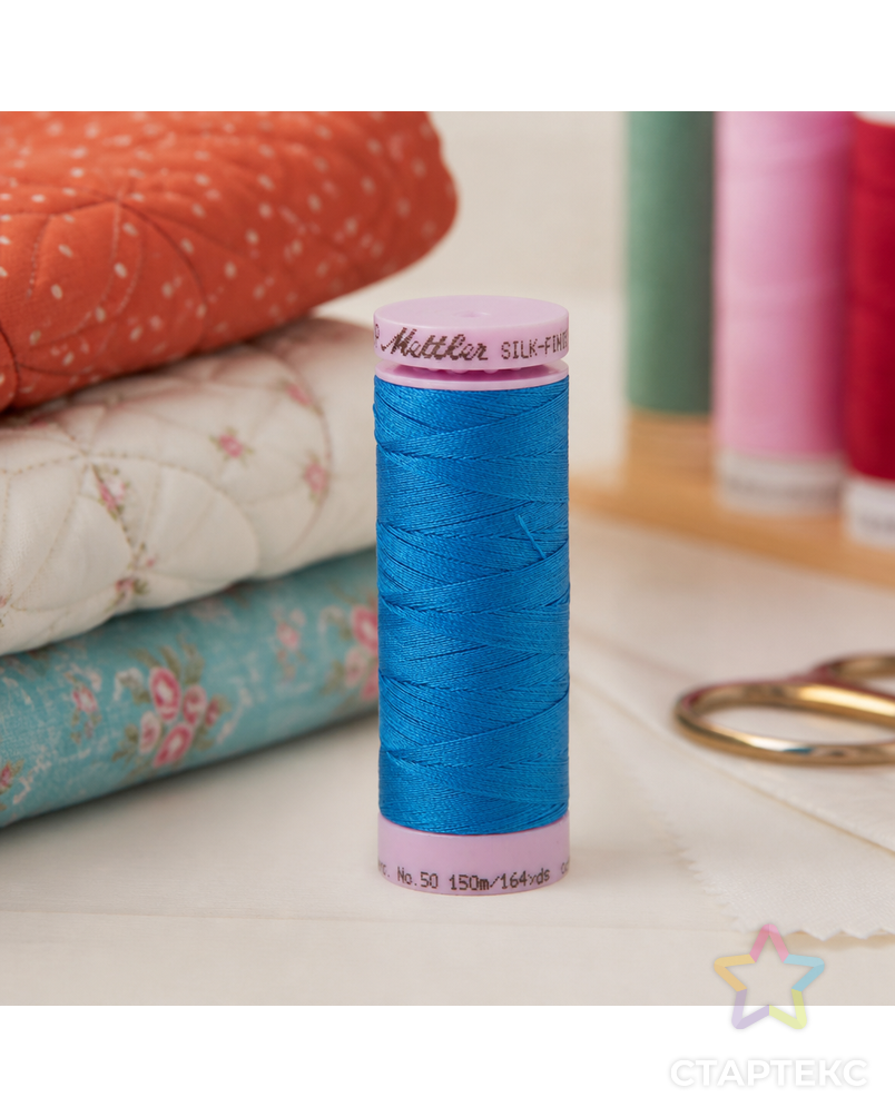 Нить для машинного квилтинга SILK-FINISH COTTON 50, 150 м арт. ГЕЛ-25921-1-ГЕЛ0166899 - рис. 3