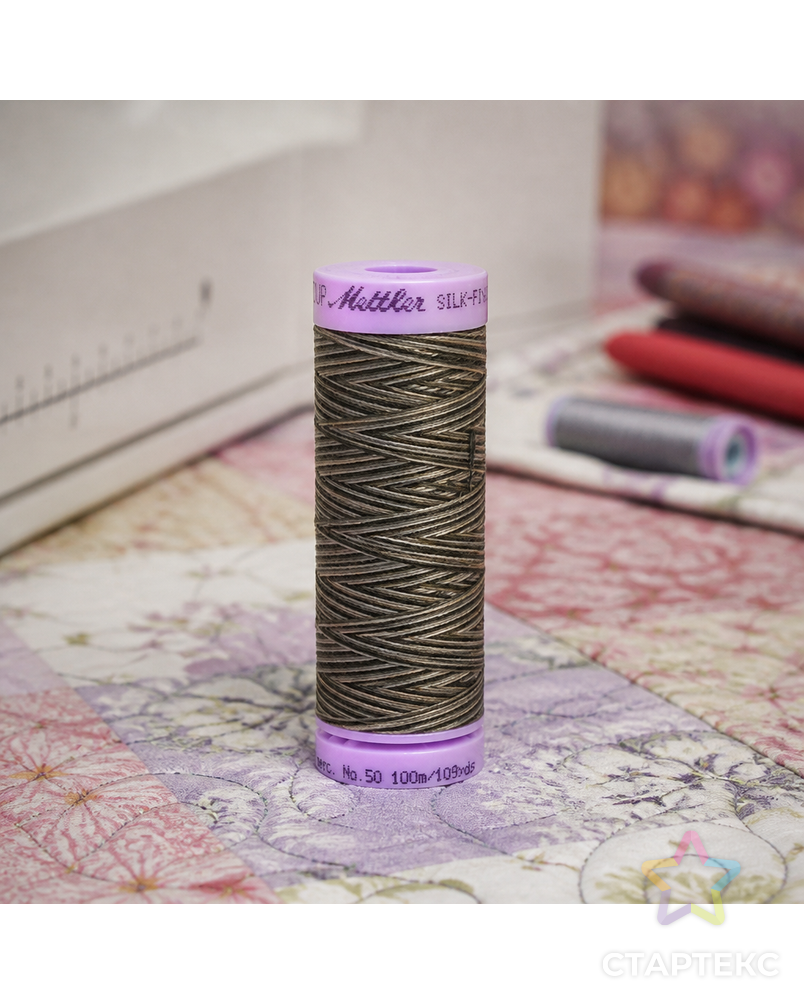 Нить для машинного квилтинга SILK-FINISH MULTI COTTON 50, 100 м арт. ГЕЛ-25924-1-ГЕЛ0167473 - рис. 3