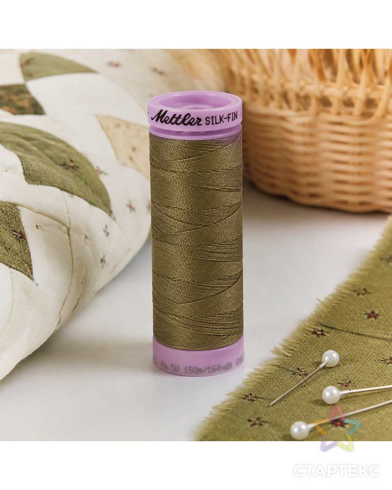 Нить для машинного квилтинга SILK-FINISH COTTON 50, 150 м арт. ГЕЛ-25930-1-ГЕЛ0166978 - рис. 2