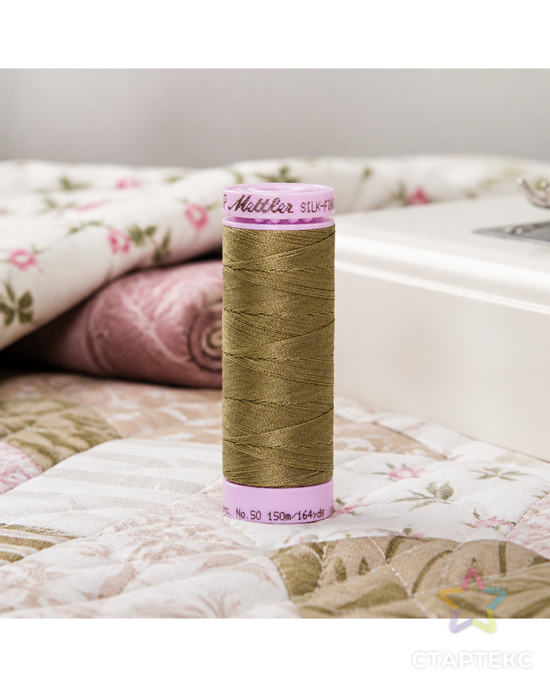 Нить для машинного квилтинга SILK-FINISH COTTON 50, 150 м арт. ГЕЛ-25930-1-ГЕЛ0166978 - рис. 3