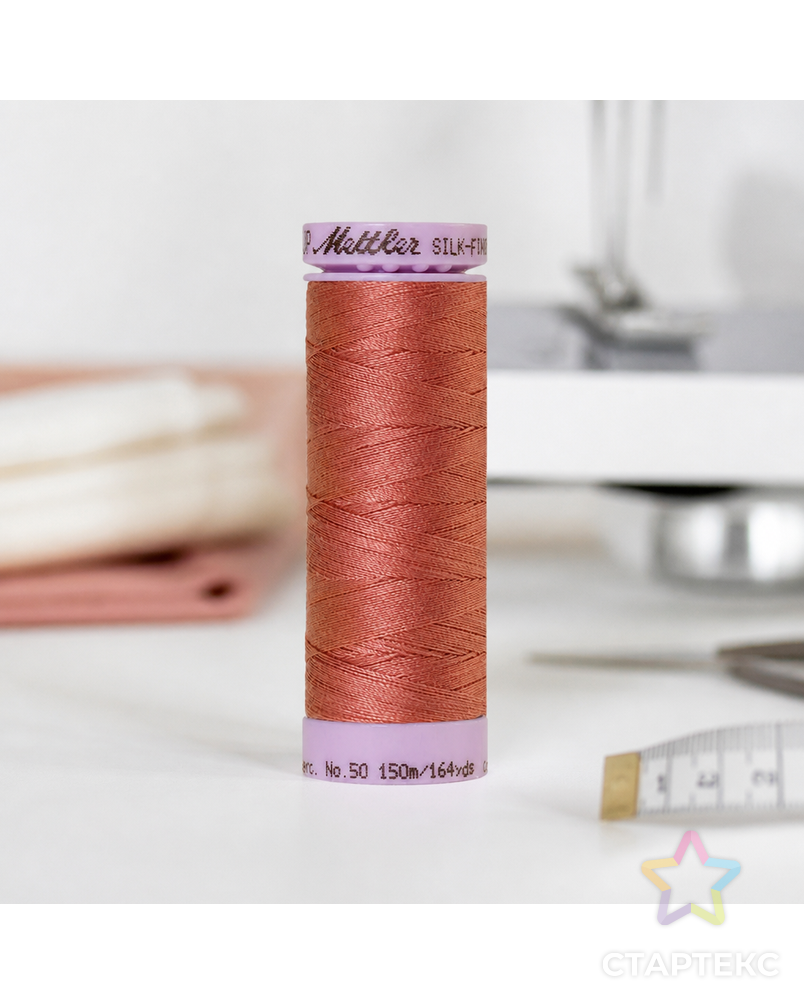 Нить для машинного квилтинга SILK-FINISH COTTON 50, 150 м арт. ГЕЛ-25931-1-ГЕЛ0166840 - рис. 3