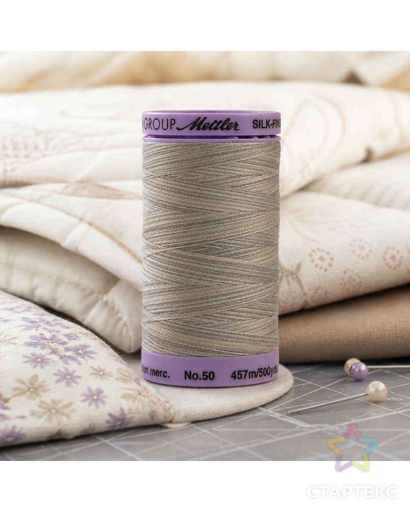 Нить для машинного квилтинга SILK-FINISH MULTI COTTON 50, 457 м арт. ГЕЛ-33347-1-ГЕЛ0187724 - рис. 1