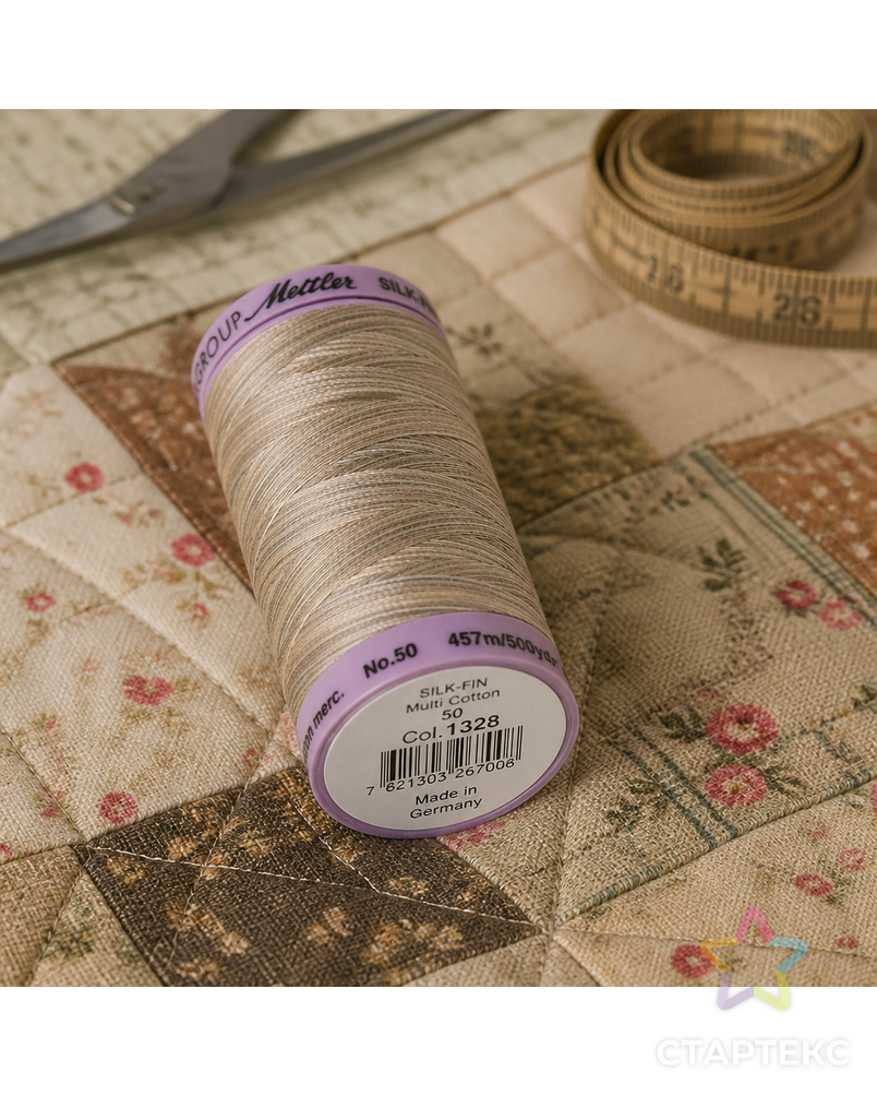 Нить для машинного квилтинга SILK-FINISH MULTI COTTON 50, 457 м арт. ГЕЛ-33347-1-ГЕЛ0187724 - рис. 2