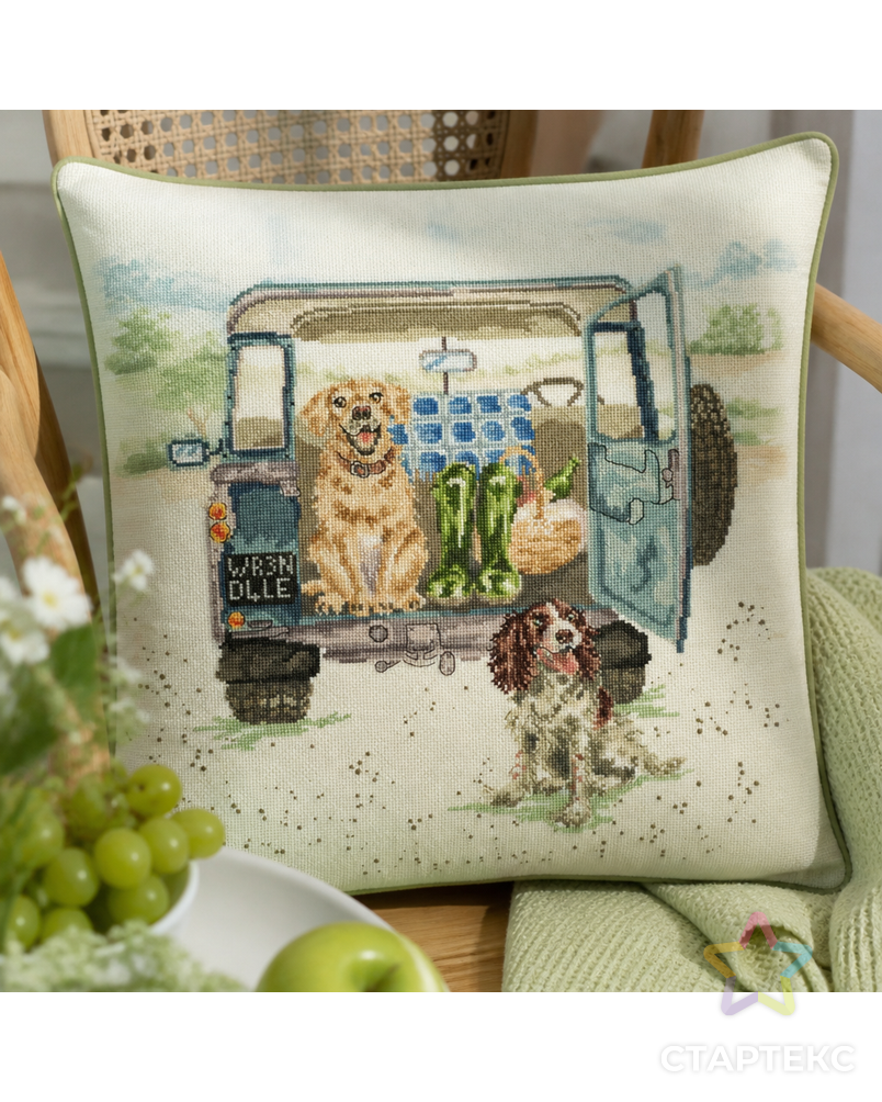 Набор для вышивания "Paws For A Picnic" арт. ГЕЛ-35112-1-ГЕЛ0191889 - рис. 1