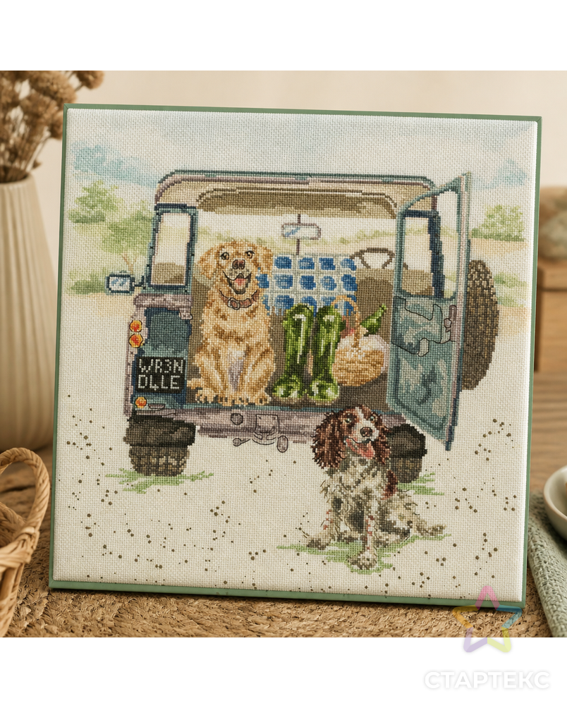 Набор для вышивания "Paws For A Picnic" арт. ГЕЛ-35112-1-ГЕЛ0191889 - рис. 2