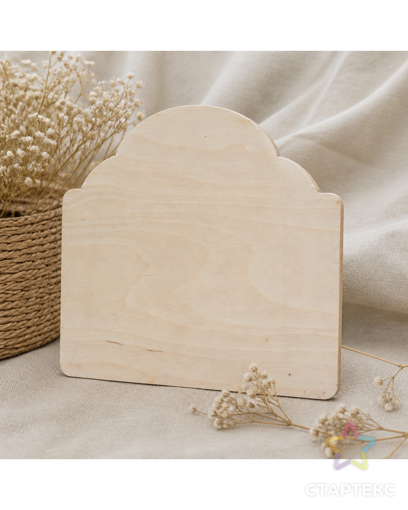 Заготовка для декорирования "Mr. Carving" БА-68 "Панно" фанера 16 x 18 x 0.3 см арт. ГММ-119222-1-ГММ128251975584 - рис. 1